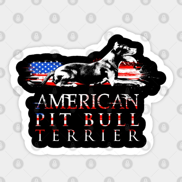 American Pit Bull Terrier - APBT Sticker by Nartissima